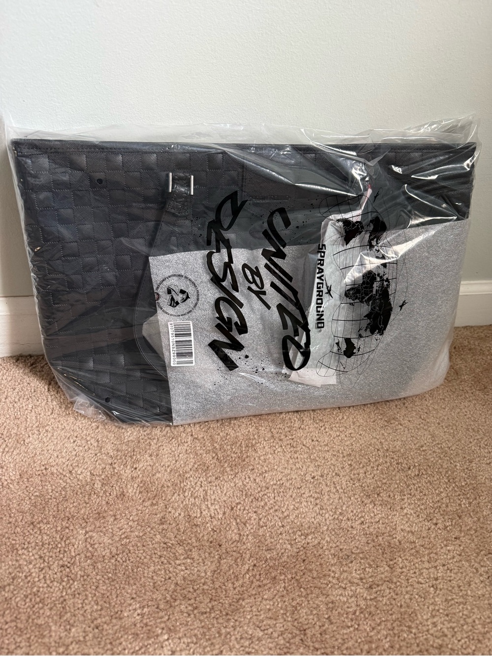 SPRAYGROUND THE GHOST MAISON TOTE BLACK ON BLACK LIMITED EDITION 🔥🔥🔥🔥 - Picture 7 of 11